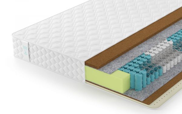 Матрас Lonax Cocos Medium Light TFK 5 зон (Кокос&nbsp;Медиум&nbsp;Лайт&nbsp;ТФК&nbsp;5&nbsp;зон)